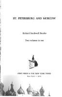 Cover of: Saint Petersburg and Moscow: A Visit to the Court of the Czar (American Labor (New York, N.Y.))