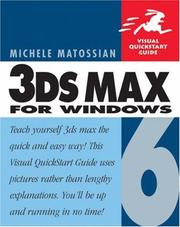 Cover of: 3ds max 6 for Windows by Michele Matossian