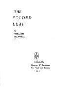 Cover of: Folded Leaf by William Maxwell