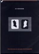 As I remember by Arnold Genthe