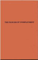 Cover of: problem of unemployment | Paul Howard Douglas