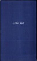 Cover of: In after days by by W. D. Howells ... [et al.].