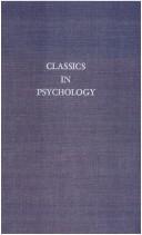 Cover of: Habit and Instinct (Classics in Psychology Ser.)