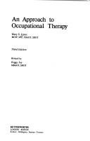 Cover of: An approach to occupational therapy