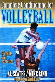 Cover of: Complete Conditioning for Volleyball (Complete Conditioning, 9) | Allen E. Scates
