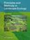 Cover of: Principles and methods in landscape ecology