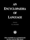 Cover of: An Encyclopaedia of language