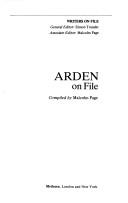 Cover of: Arden (Writers on File)