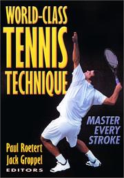 Cover of: World-Class Tennis Technique by 