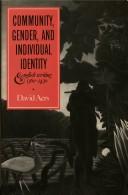 Cover of: Community, gender, and individual identity by David Aers