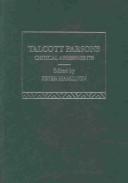 Talcott Parsons by Hamilton, Peter
