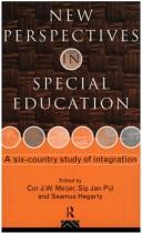 Cover of: New Perspectives in Special Education by Cor J. W. Meijer, Sip Jan Pijl