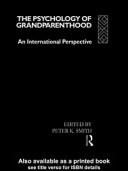 Cover of: PSYCHOLOGY GRANDPARENTHOOD CL (International Library of Psychology)