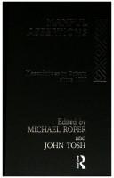 Manful assertions by Michael Roper, John Tosh