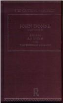 Cover of: John Donne II: The Critical Heritage (Critical Heritage Series)