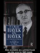 Cover of: Hayek on Hayek: an autobiographical dialogue