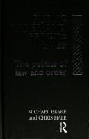 Cover of: Public Order and Private Lives by Michael Brake, Chris Hale
