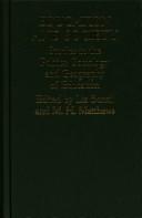 Cover of: Education and Society: Studies in the Politics, Sociology and Geography of Education (Routledge Series in Geography and Environment)