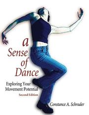 Cover of: A sense of dance by Constance A. Schrader