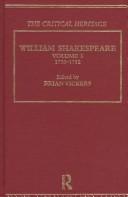 Cover of: William Shakespeare: The Critical Heritage: 1733-1752 (The Collected Critical Heritage : William Shakespeare)