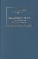 Cover of: Austin: Arguments of the Philosophers, 37 Volume Set (Arguments of the Philosophers)