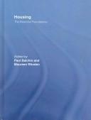 Cover of: Housing: the essential foundations