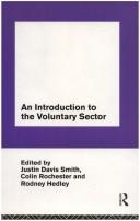 Cover of: An introduction to the voluntary sector