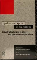 Cover of: Public enterprise in transition by edited by Andrew Pendleton and Jonathon Winterton.