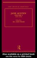 Cover of: Jane Austen: The Critical Heritage: 1870-1940 (The Collected Critical Collection : 19th Century Novelists) by B. C. Southam