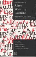 Cover of: After Writing Culture by Allison James, Allison James