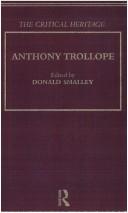 Cover of: Anthony Trollope: The Critical Heritage (The Collected Critical Heritage : 19th Century Novelists) by Donald Smalley