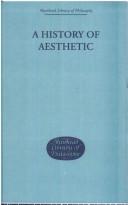 Cover of: A History of Aesthetic (Muirhead Library of Philosophy) by Bern Bosanquet