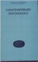 Cover of: Contemporary Psychology (Muirhead Library of Philosophy)