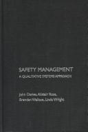 Cover of: Safety management: a quantitative systems approach