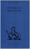 Cover of: System and Structure by Anthony Wilden