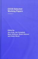 Cover of: CCCS Selected Working Papaers