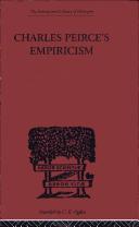 Cover of: Charles Peirce's Empiricism (International Library of Philosophy)