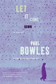 Cover of: Let It Come Down: A Novel