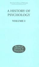 A History of Psychology by George S Brett