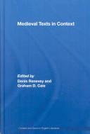 Cover of: Medieval Texts in Context