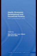 Cover of: Health, Economic Development and Household Poverty  From Understanding to Action