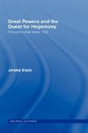 Cover of: Great Power Strategy and Politics: Strategic Culture and International Relations, 1500-2000 (War, History and Politics)