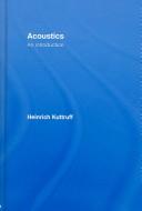 Cover of: Acoustics: an introduction