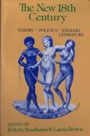 Cover of: The New eighteenth century: theory, politics, English literature