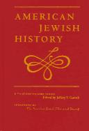 Cover of: The History of Judaism in America: Transplantations, Transformations and Reconciliations