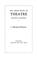 Cover of: The Greek Sense of Theatre