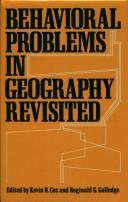 Cover of: Behavioral problems in geography revisited