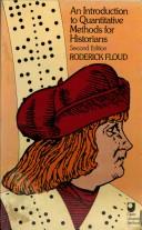 Cover of: An introduction to quantitative methods for historians by Roderick Floud, Roderick Floud