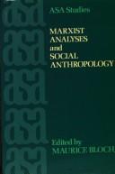 Cover of: Marxist Analyses and Social Anthropology (Asa Studies)