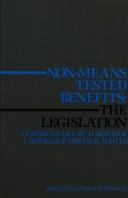 Non-means tested benefits by Rand McNally, David Bonner, Ian Hooker, Peter Smith, Robin White, I. Hooker, P. Smith, R. White, D. Bonner LlM, I. Hooker LLB, R. White MA LlM, Commentary by David Bonner